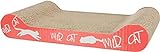 Trixie Wild Cat arañazos cartón, 41 x 24 x 7 cm, Colores Surtidos