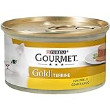 Purina Gourmet Gold Terrine Comida para Gatos con Pollo, 85g