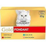Purina Gourmet Gold Fondant, Comida Húmeda para Gato Pack Surtido, 8 x 12 latas de 85g (96 latas)