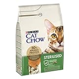 Purina - Pienso para Gatos esterilizados Cat Chow Pavo 3 kg