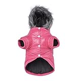 Lesypet Dog Puppy Winter Warm Hooded Coat Jacket Snowsuit Clothes Apparel by LesyPet