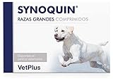 Vetplus Synoquin EFA - Suplemento para perros razas grandes, 120 Comprimidos