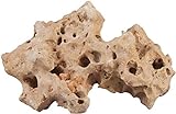 Sera Rock Hole Stone (Precio por Piedra) Diferentes tamaños – Piedras naturales perforadas para decoracion de acuario – Decoración de Rocas Malawi Tanganjika Mar