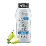 WAHL Champú blanqueador de Pera Blanca para Mascotas – Blanqueamiento y Control de olores de Animales con Resultados Suaves y sedosos para el Aseo de Perros sucios – 24 oz