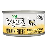 Purina Beyond Grain Free Húmedo, Gato Rico en Pollo con Julios, 12 latas de 85 g