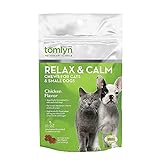 tomlyn Relax y la Calma – Chucherías para Gatos y Perros pequeños, 30 CT.