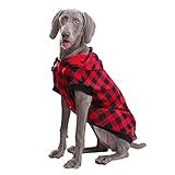 Camisa con capucha para perro Pawz Road, cálida y suave, para invierno, ideal para perros medianos y grandes, 2 colores, talla 6