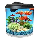 Kollercraft API aquaview 360 Kit de Acuario con iluminación LED y Filtro de Agua Interno.