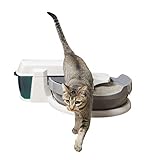 PetSafe Simply Clean autolimpiable Cat Litter Box, automático, Funciona con agrupamiento Cat Litter