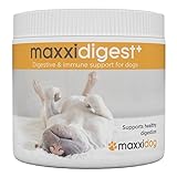 maxxipaws – maxxidigest+ Probióticos, prebióticos y enzimas digestivas para perros - Ayuda avanzada a la digestión canina & al sistema inmunológico - Polvo OGM - 200 g