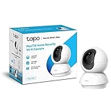 TP-Link TAPO C200 - Cámara IP WiFi 360°, Cámara de Vigilancia FHD 1080p, Visión nocturna, Admite tarjeta SD, Audio Doble Vía, Detección de movimiento, Control Remoto, Compatible con Alexa, Multicolor