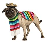 Rubie'S 887817S Disfraz Oficial de Serape Mexicano para Mascotas