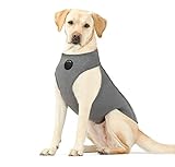 Neoally Dog Anxiety Jacket Calming Vest with Most Torso Coverage Including Chest for Best Calming Effect, 3-Level Adjustable Compression Thunder Shirt for Dogs and Cats