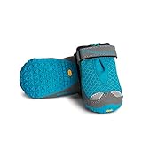 RUFFWEAR All-Terrain Dog Boots (Set of 2), Small Breeds, Size: 51 mm/2 in, Blue Spring, Grip Trex, P15202-447200…