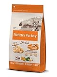 Nature's Variety Selected, Pienso para Gatos Junior, Sin cereales, con Pollo campero deshuesado, 1,25kg