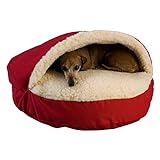 Acogedora cama-cueva para mascotas en algodón/poliéster