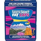 NATURAL BALANCE PET FOODS Natural de baño Fat Cats Chicken and Salmon Formula Low Calorie Dry Cat Food 15 LBS