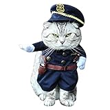 NACOCO Disfraz de policía para Perros y Gatos para Halloween