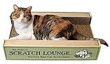 Scratch Lounge Los Originales - Mundos Mejores Scratcher del Gato - Incluye Hierba gatera