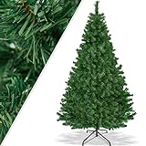 KESSER® Árbol de Navidad artificial de polietileno de 180 cm con 588 puntas, elegante abeto artificial, montaje rápido, incluye soporte, 1,8 m, verde
