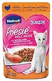 Vitakraft - Poésie Délice Sauce Junior, alimento húmedo para Gatos Junior, con trozos de Carne en Salsa, Variedad Pavo, 85 g (Paquete de 1)