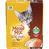 Meow Mix Tender centers Salmon & Turkey Flavors with Vitality bursts Dry Cat Food, 13.5-pound by Meow Mix