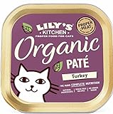 Lily's Kitchen Adult Organic Turkey Dinner Complete Wet Cat Food (19 x 85 g)