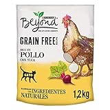 Purina Beyond Grain Free Pienso Natural para Gato sin Cereales con Pollo, 6 Bolsas de 1,2kg