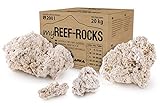 ARKA Aquatics MRROSSM myReef-Rocks - Piedra Natural de Arrecife para acuarios Cichliden de Alta porosidad, Libre de sustancias nocivas, 20 kg, S