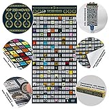 Top 250 Movie Bucket List Scratch Poster XXL - La última lista de guía de películas para rascar con las mejores películas de todos los tiempos como un póster de película para rascar 100 x 45 cm