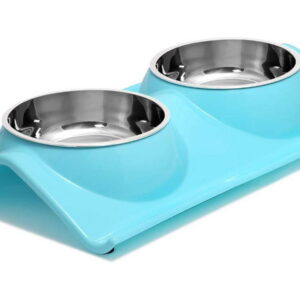 Comedero doble para gatos UPSKY